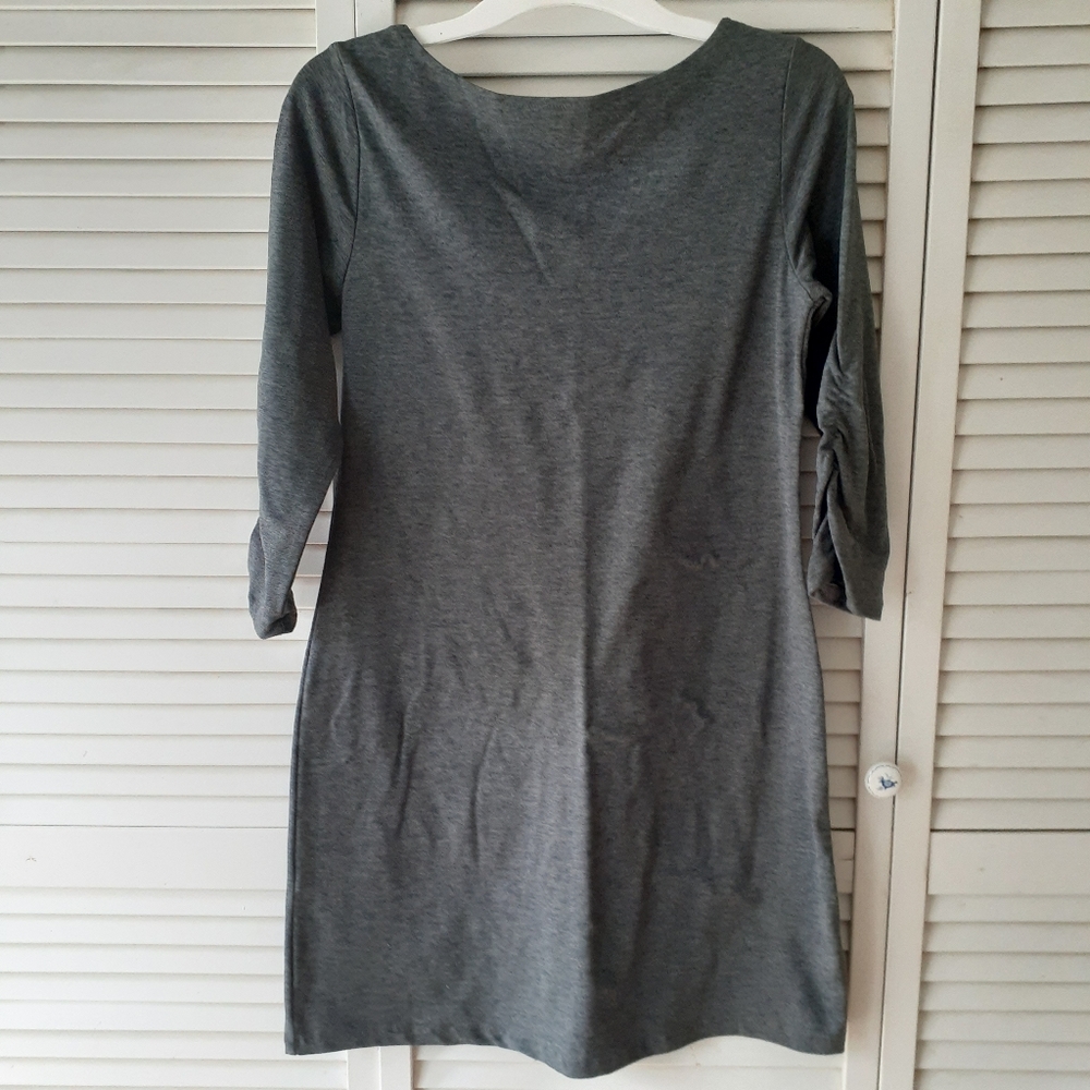 Women's 3/4 Sleeve T-shirt Stretchy Dress Size S - Picture 2 of 3